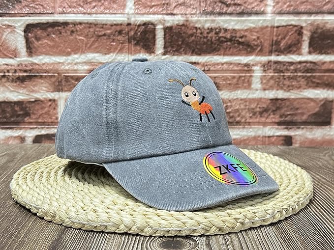 Embroidered Animal Baseball Hats for Boy and Girl