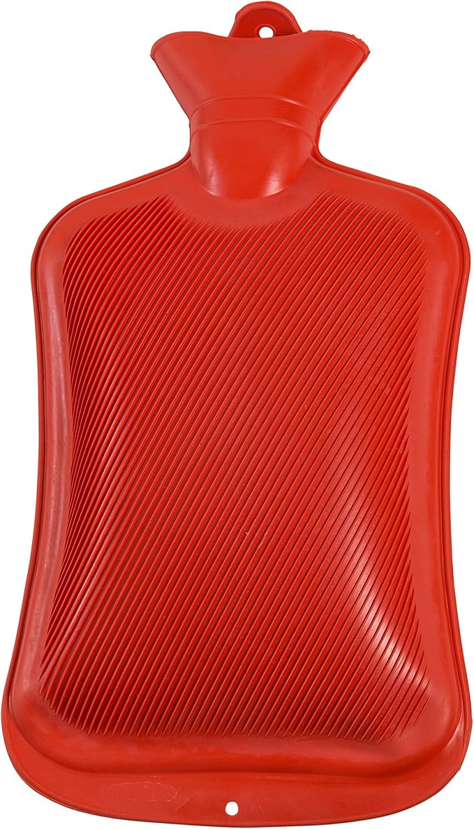 MABIS Reusable Hot Water Bottle, Enema and Douche Kit Helps to Alleviate Pain Associated with Constipation, Bloating, Aches and Pains, 2 Quart Capacity, 42-842-000, Red, One