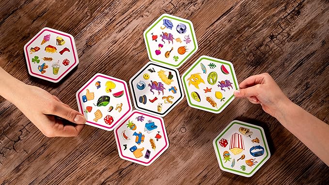 Asmodee Spot It! Connect - Fast-Paced Team Matching Game, Quick Reflexes, Fun for Game Night with Family and Friends, Great for Kids & Adults, Ages 8+, 2-8 Players, 15 Minute Playtime