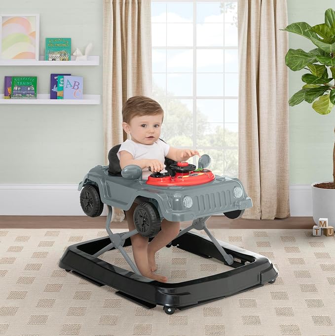 Jeep Wrangler Activity Walker by Delta Children, Grey