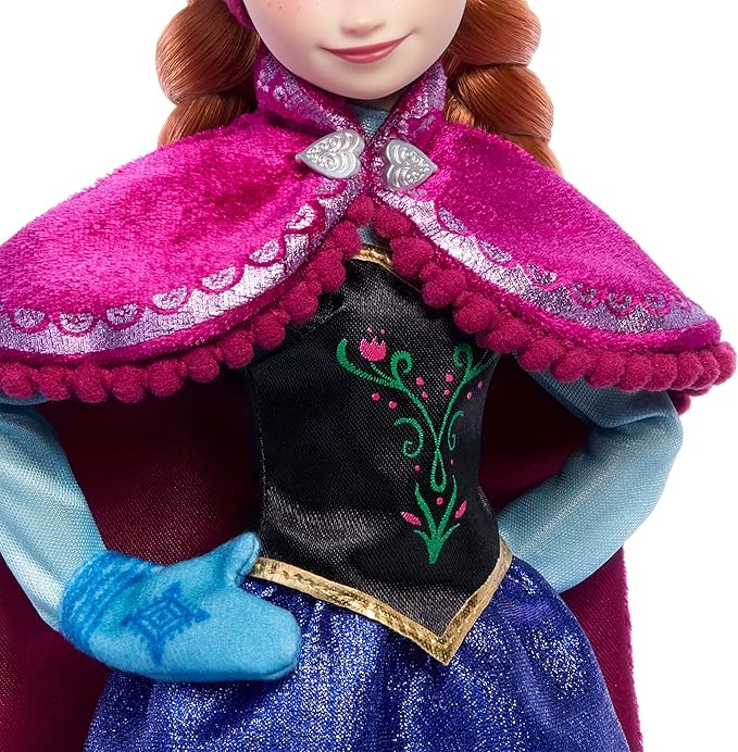 Mattel Frozen Anna & Elsa Doll Set - 2 Disney Princess Collector Fashion Dolls Celebrating Disney's 100 Years of Wonder, Inspired by the Movie
