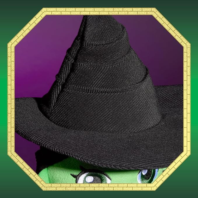 WICKED Universal Small 14-inch Plush Elphaba Doll, Amazon Exclusive, Easter Basket Fillers, Gifts, Presents, Toy for Fans, Collectors, Teens, Girls, Kids, Ages 3 and Up