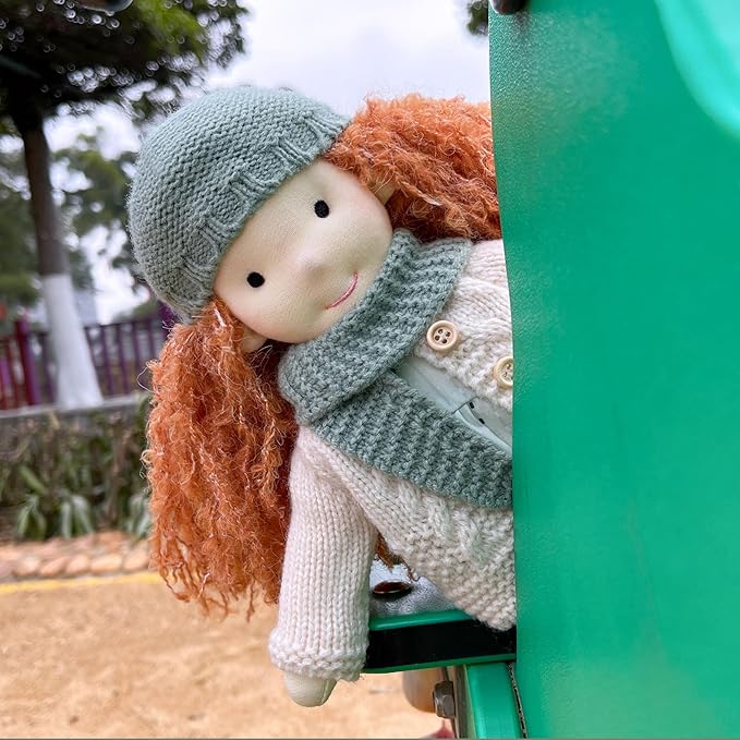 Waldorf Handmade Rag Doll - Personalized Collectors Plush for Kids Birthday Present With Beautiful Present Box-Cook 12"