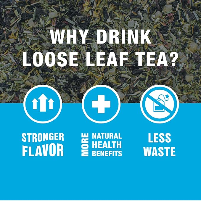 Tiesta Tea - Strawberry Samba Mate, Loose Leaf, Strawberry Hibiscus Mate Tea, High Caffeinated Fruit Blend, Make Hot or Iced Up to 25 Cups, 2 oz Resealable Pouch