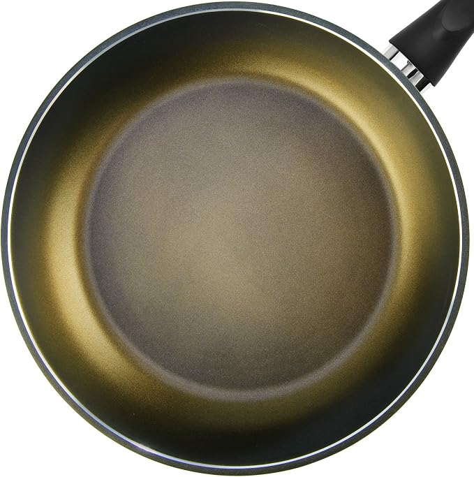 TECHEF - Color Pan 12" Frying Pan, Coated with New Safe Teflon Select - Color Collection/Non-Stick Coating (PFOA Free) (Spicy Olive)