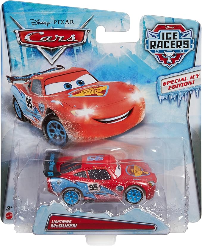 Disney/Pixar Cars Ice Racers 1:55 Scale Diecast Vehicle, Lightning McQueen