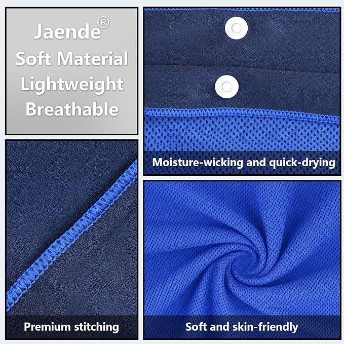Jaende Cooling Hoodie Towel, UPF 50+ Sun Protection Ice Towel, Instant Cooling Towels for Neck and Face, Perfect for Sports, Gym, Workout, Yoga, Running & Hot Weather