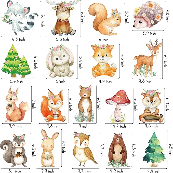 Woodland Party Decorations 20pcs Woodland Animals Hanging Swirls Forest Animals Foil Ceiling Decorations for Woodland Theme Birthday Party Baby Shower Supplies