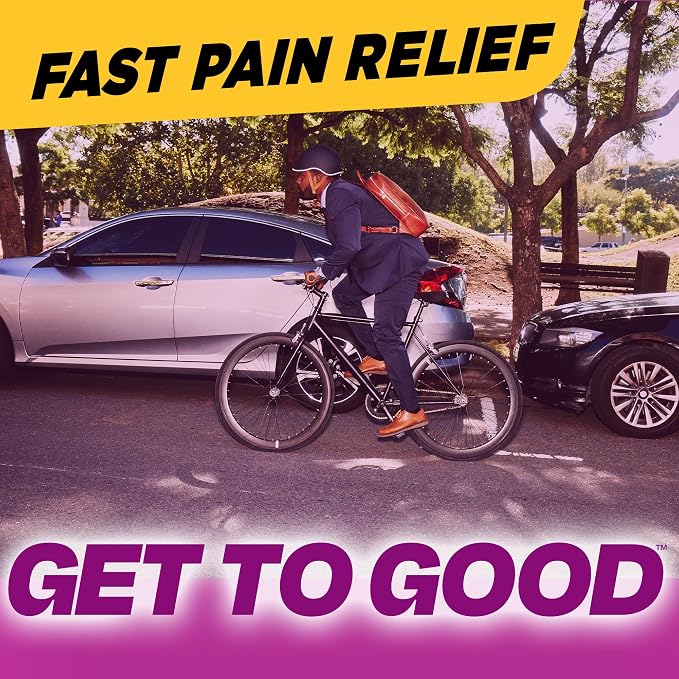 Goody's Headache Powder, Triple Action Fast-Acting Formula Headache Relief with Aspirin, Acetaminophen & Caffeine, Mixed Fruit Blast Flavor, 4 Powder Sticks, 6 Pack