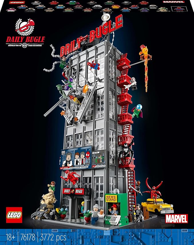 Lego Marvel Super Heroes Playset, from 16 Years - Daily Bugle 76178