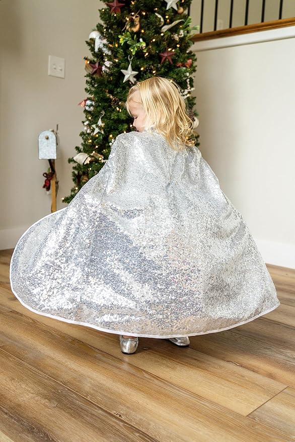 Little Adventures Shimmer Cloak Costume Dressup Ages 3-8 Machine Washable Child Pretend Play& Party Dress Up with No Glitter