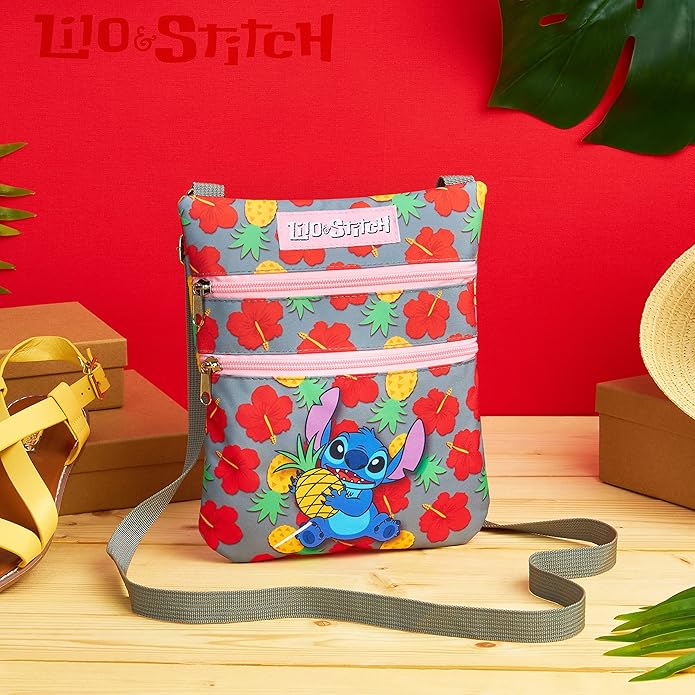 Disney Stitch Crossbody Bags for Women Teenagers Girls Purse Sling Shoulder Bag for Shopping Vacation Gifts for Her