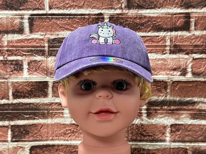 Embroidered Animal Baseball Hats for Boy and Girl