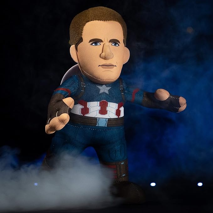 Marvel Captain America 10" Plush Figure - A Superhero for Play and Display