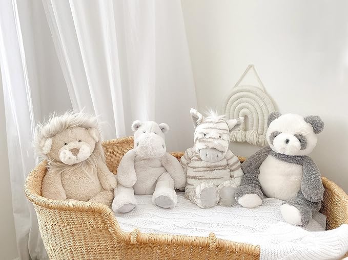 MON AMI Zuri The Lion Plush Stuffed Animal – 13”, Floppy Stuffed Animal, Use as Toy or Nursery Room Décor, Great for Kids of All Ages