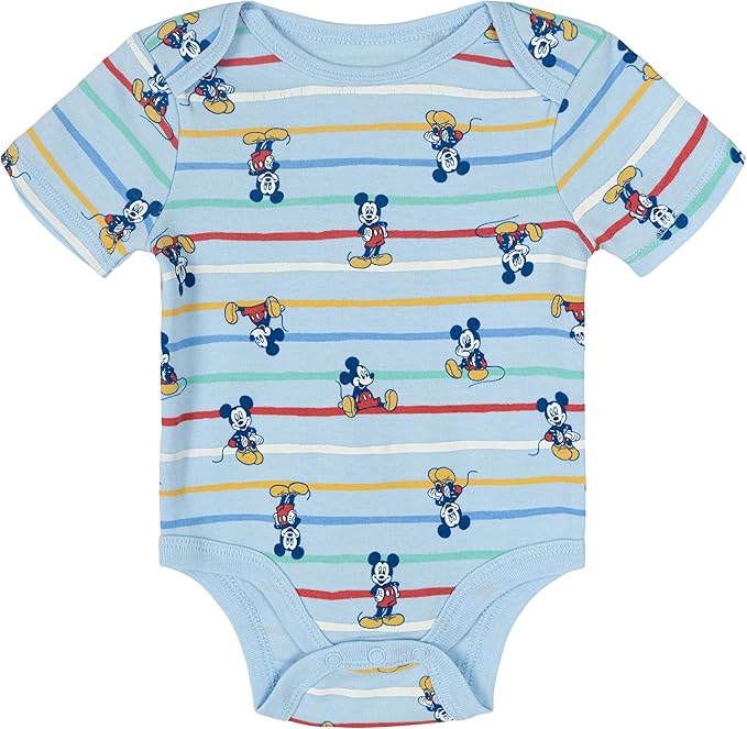 Disney Baby 5 Pack Bodysuits Newborn to Infant Sizes (Newborn - 24 Months)