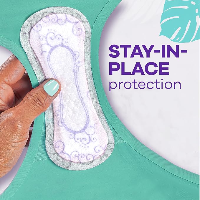 Always Daily Protect Liners, Regular Length, Unscented, 382 Count Total (96 Count x 4 Packs)