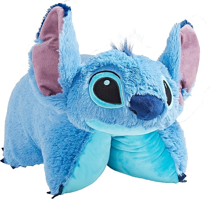 Pillow Pets Jumbo Stitch, Disney Stuffed Animal, Plush Toy