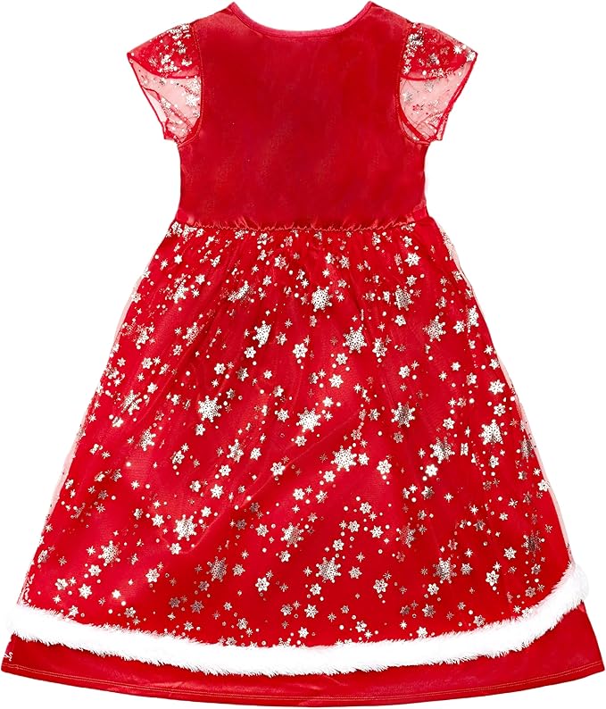 Disney Girls' Princess Dress Nightgown, Fantasy Gown, Soft & Cute Pajamas for Kids