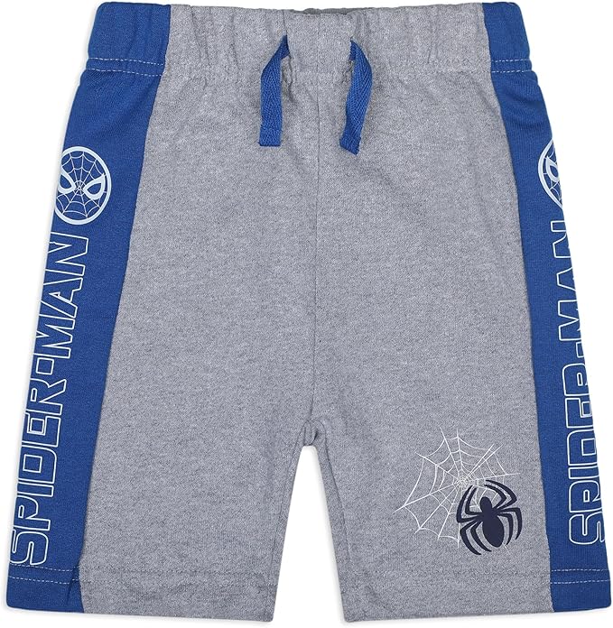 Marvel Avengers Spider-Man Boys 2 Pack Shorts for Toddlers and Little Kids