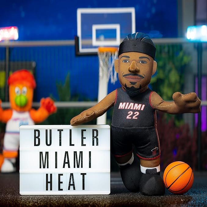 Bleacher Creatures Miami Heat Jimmy Butler 10" Plush Figure- A Superstar for Play or Display