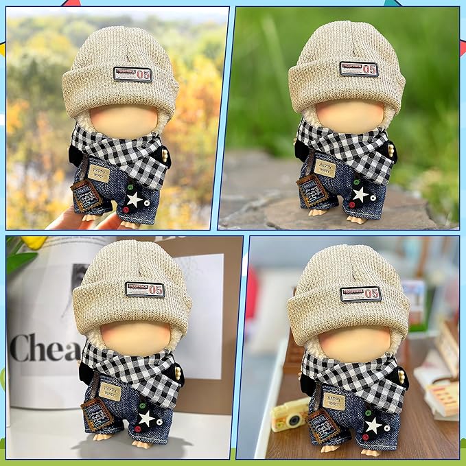 Clothes Fit for 17CM Doll, Fashion Doll Clothes Outfit Set Cute Theme Designer Toys Dress Accessories for Collector Fans Display (Black Forest)