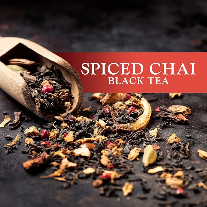Constellation Tea Spiced Chai Black Tea Pods Compatible with K Cup Brewers Including 2.0, 40 Count