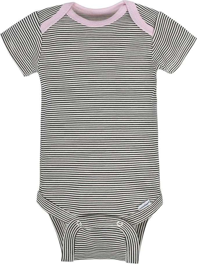 Gerber Baby Girls' 8-pack Short Sleeve Onesies Bodysuits