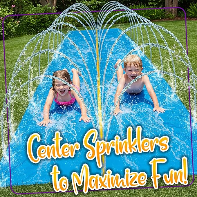 stargo 18 x 5 ft - Slip and Slide, Water Slides for Kids - Backyard waterslide for Kids, Outdoor Fun Summer Water Toys, Water Activities for Kid and Adults for Backyard Fun, Ages 4-8, 5, 6, 7, 8-12 +