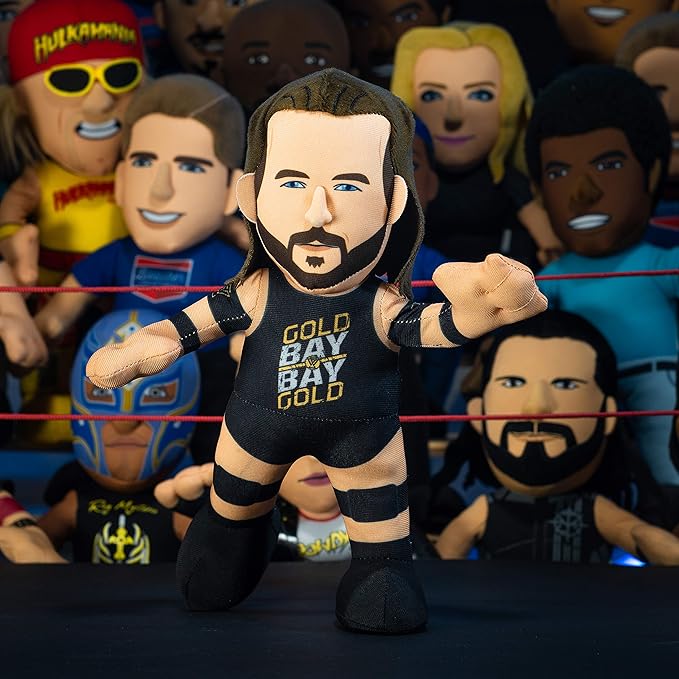 Bleacher Creatures WWE Adam Cole 10" Plush Figure - A Wrestling Superstar for Play or Display