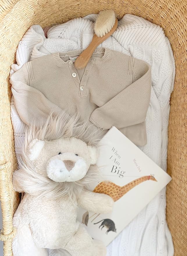 MON AMI Zuri The Lion Plush Stuffed Animal – 13”, Floppy Stuffed Animal, Use as Toy or Nursery Room Décor, Great for Kids of All Ages
