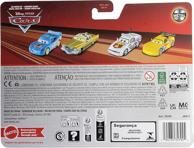 Mattel Disney Cars 2025 1:55 Scale 2-Pack Mater and Tractor with Tire in Mouth