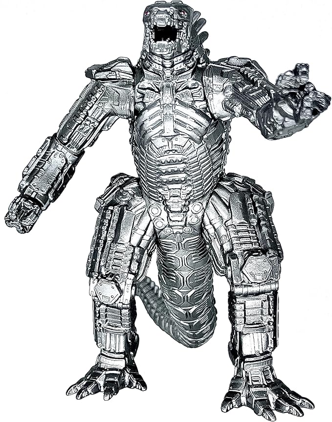 TwCare MechaGodzilla Mecha Monster vs. Kong Toy Action Figure, 2021 Movie Series Movable Joints King of The Monsters Dinosaur Birthday Kid Gift, Travel Bag