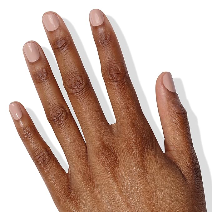 LONDONTOWN lakur Nail Polish - Chip-Resistant, Non-Toxic, Conditions & Hydrates Nails | Glossy Buff Nude, Pampas Beige, .40 fl oz