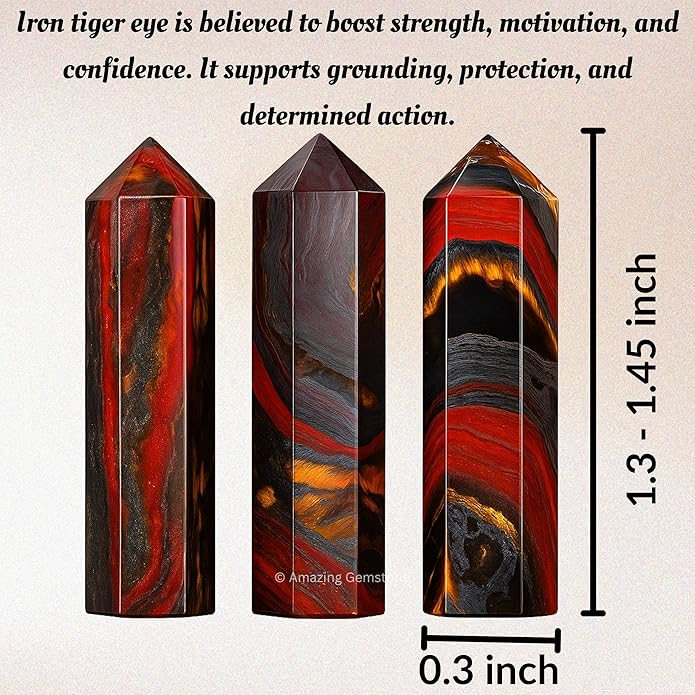 Amazing Gemstone Crystal Points Bulk Healing Crystals & Stones - Premium Single Terminated Healing Wand Point Bulk Crystals for Crafts, Crystal Grid, DIY Work