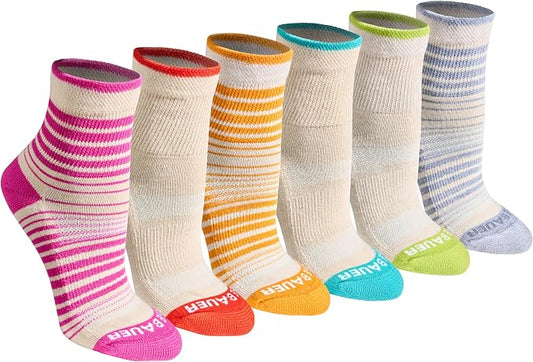 Eddie Bauer Women's Dura Dri Moisture Control 6-pair Quarter Socks