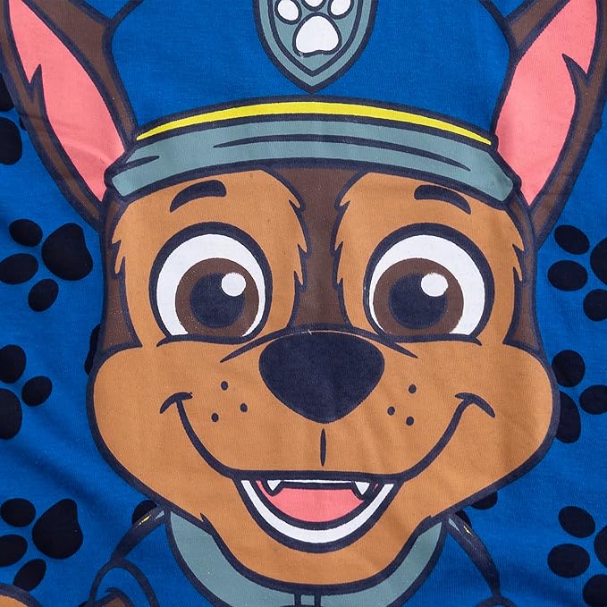 Paw Patrol Nickelodeon Boys 3 Pack Short Sleeve T-Shirt for Toddler and Big Kids