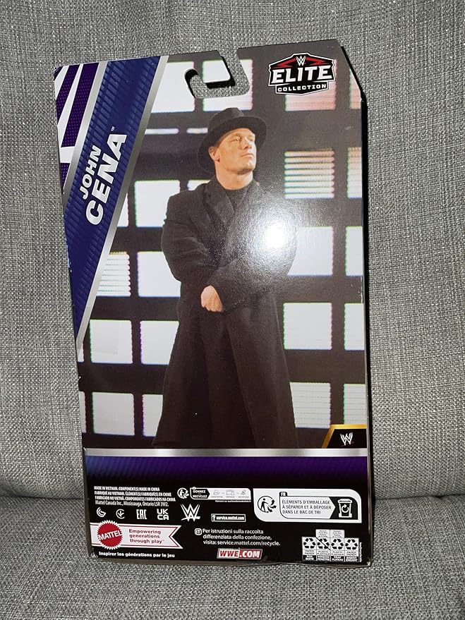 WWE John Cena Exclusive Retirement [Collector's Edition] 2025 Mattel Elite Collection Series 118 Wrestling Action Figure Toy
