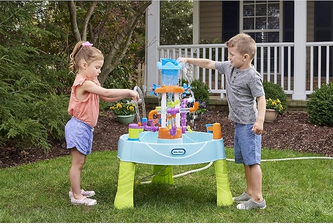 Little Tikes Flowin' Fun Water Table, 2 + years with 13 Interchangeable Pipes