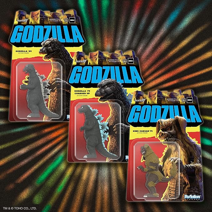 Super7 Toho Godzilla 1974 (Charged Up) - 3.75" Toho Godzilla Action Figure Classic Movie Collectibles and Retro Toys
