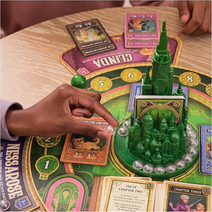 Spin Master Games, Wicked: The Game, an Original Concept Based on the New Movie Wicked, Begin Your Amazafying Adventure with Glinda & Elphaba, for Fans of Musicals, 2-4 Players, for Ages 10 & Up