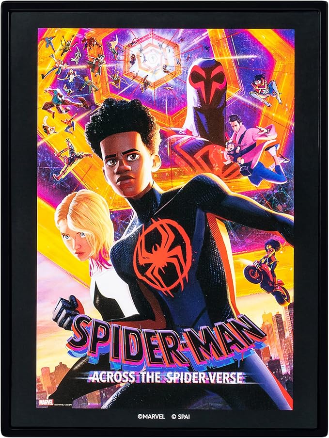 Fandrop MV06 - Spider-Man VS. Spider-Man 2099, A Displayable Diorama, Artifacts & Scene Marker That Creates an Elite Display to Enhance The Collection, 5 Marvel to Collect