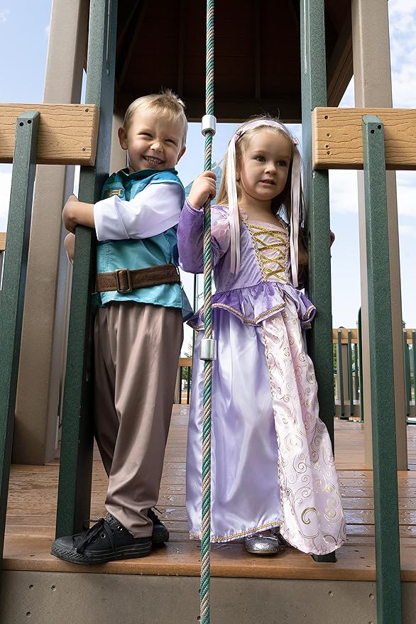 Little Adventures Tower Prince Costume - Machine Washable Child Pretend Play and Party Costume