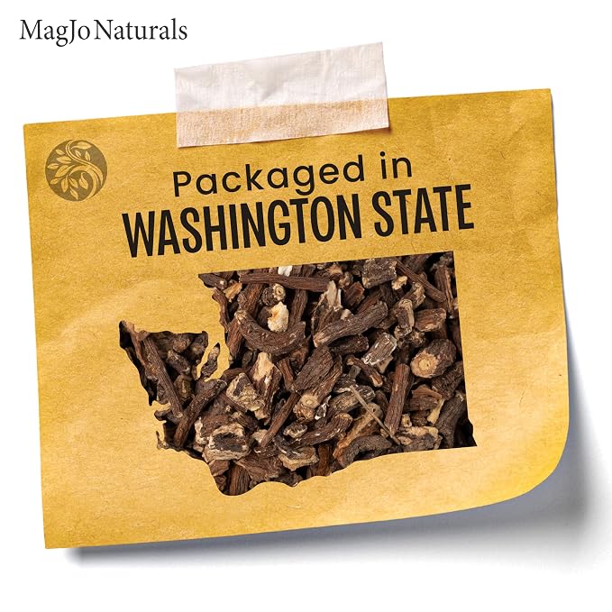 MagJo Naturals Dandelion Root, Raw, Not Roasted, Loose Tea (50 + Cups) (4 oz) 100% Wild-Crafted from Eastern Europe