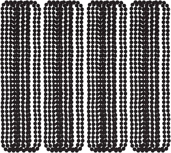LUV HER Beaded Necklaces 24-Pack – Party Accessories for Girls & Women – Festive Dress-Up & Pretend Play