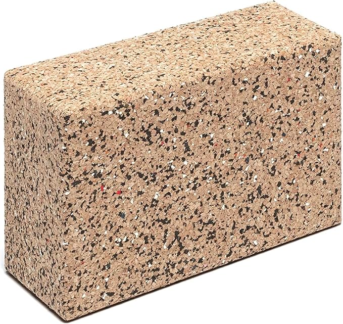 Go4Cork Cork Yoga Block | Non-Toxic, Alternative To Foam Yoga Blocks | Odorless, Soft, Non-Slip, Workout & Exercise | Yogi Gift Accessories | Men & Women | Eco Friendly, Sustainable