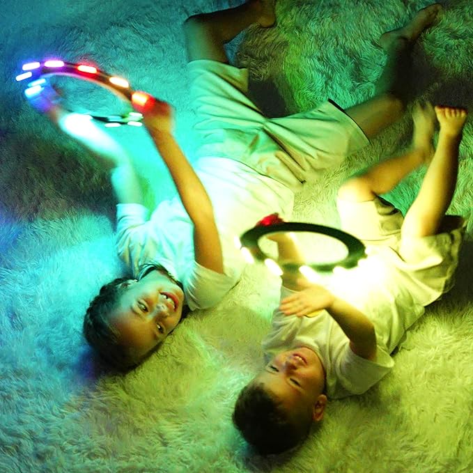 TOSY Flying Ring - 36 RGB Multicolor or 12 Monocolor LEDs, Super Bright, Lost Mode, Auto Light Up, Valentine Easter Gift for Kid/Teen/Boy/Girl, Safe, Waterproof, Pool/Beach/Camping Toy
