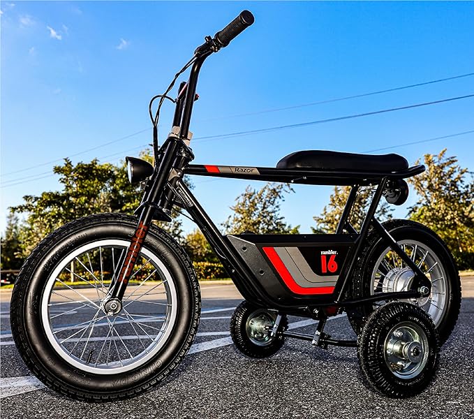 Hardline Products USA Wheels for Tots Training wheels for Razor Rambler 12 & 16 24v-36v Electric Minibike - 1602-UT-Rambler