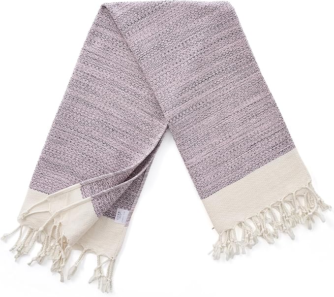 BAY LAUREL Turkish Hand Towel – Pack of 2 | Soft & Absorbent Decorative Towels for Bathroom, Hand, Face, Hair, Gym, Yoga, SPA, Kitchen & Tea | Boho Decor (Blush Pink, Diamond 15x26 Inches (Set of 2)