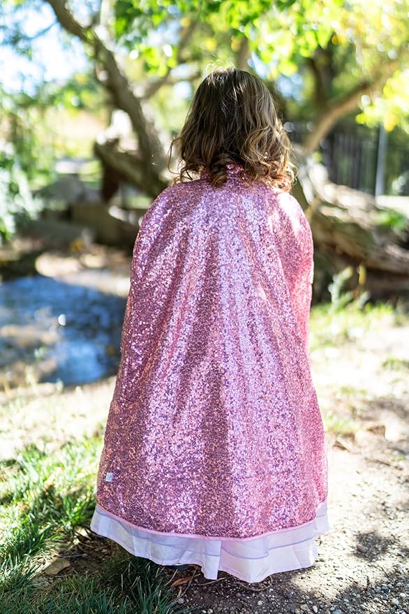 Little Adventures Shimmer Cloak Costume Dressup Ages 3-8 Machine Washable Child Pretend Play& Party Dress Up with No Glitter